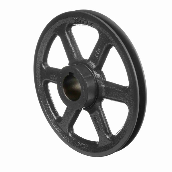 1 Groove Cast Iron Fhp - Finished Bore Sheave, AK84X 1 7/16